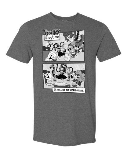 Poppy Playtime The World Needs Party Tea Shirt | Poppy Playtime