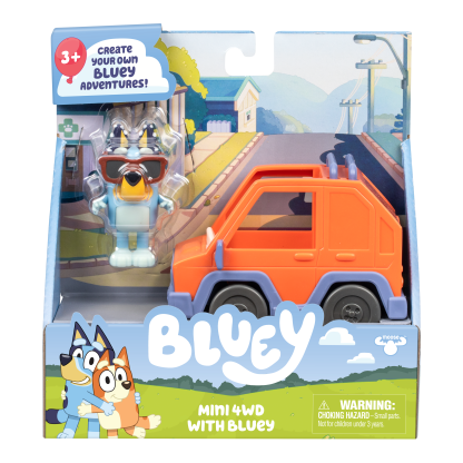 Shopkins Bluey S13 Basic Vehicle 4WD & Bluey
