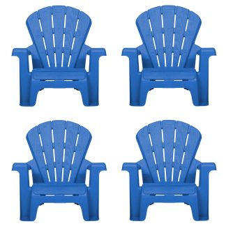 Little Tikes Garden Chair - Blue 4 Pack
